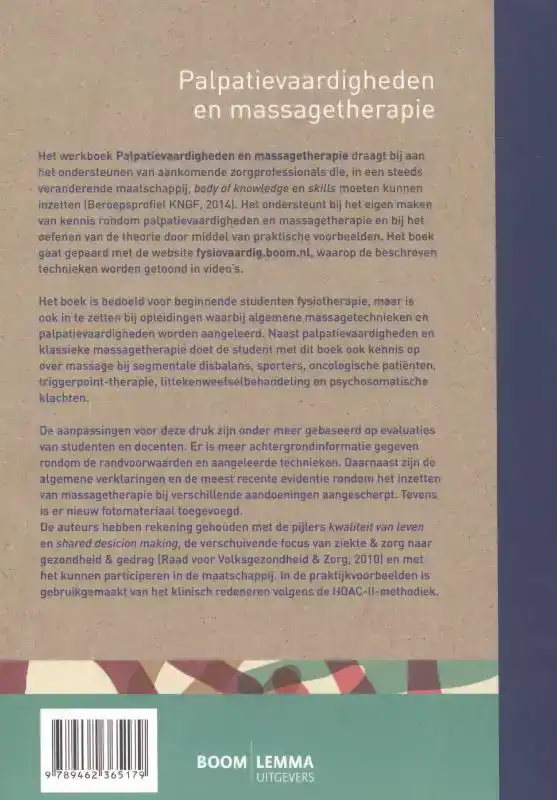 PALPATIEVAARDIGHEDEN EN MASSAGETHERAPIE