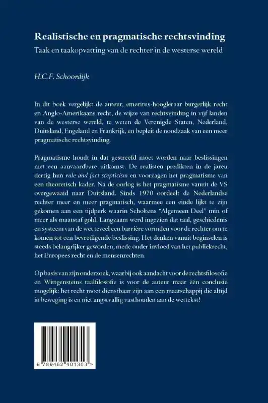 REALISTISCHE EN PRAGMATISCHE RECHTSVINDING