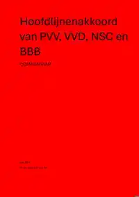 HOOFDLIJNENAKKOORD VAN PVV, VVD, NSC EN BBB