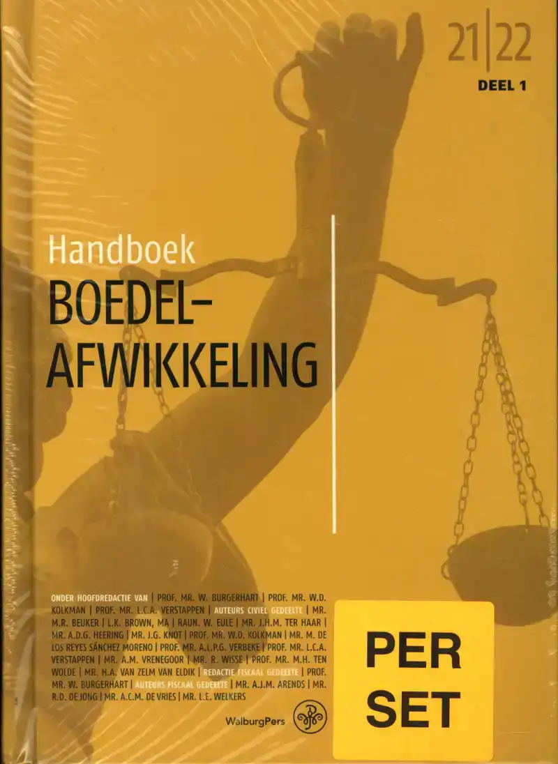 HANDBOEK BOEDELAFWIKKELING 2021-2022 (SET)