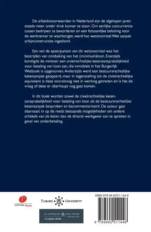 DE INTRODUCTIE VAN DE CIVIELRECHTELIJKE KETENAANSPRAKELIJKHE