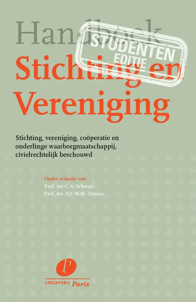HANDBOEK STICHTING & VERENIGING