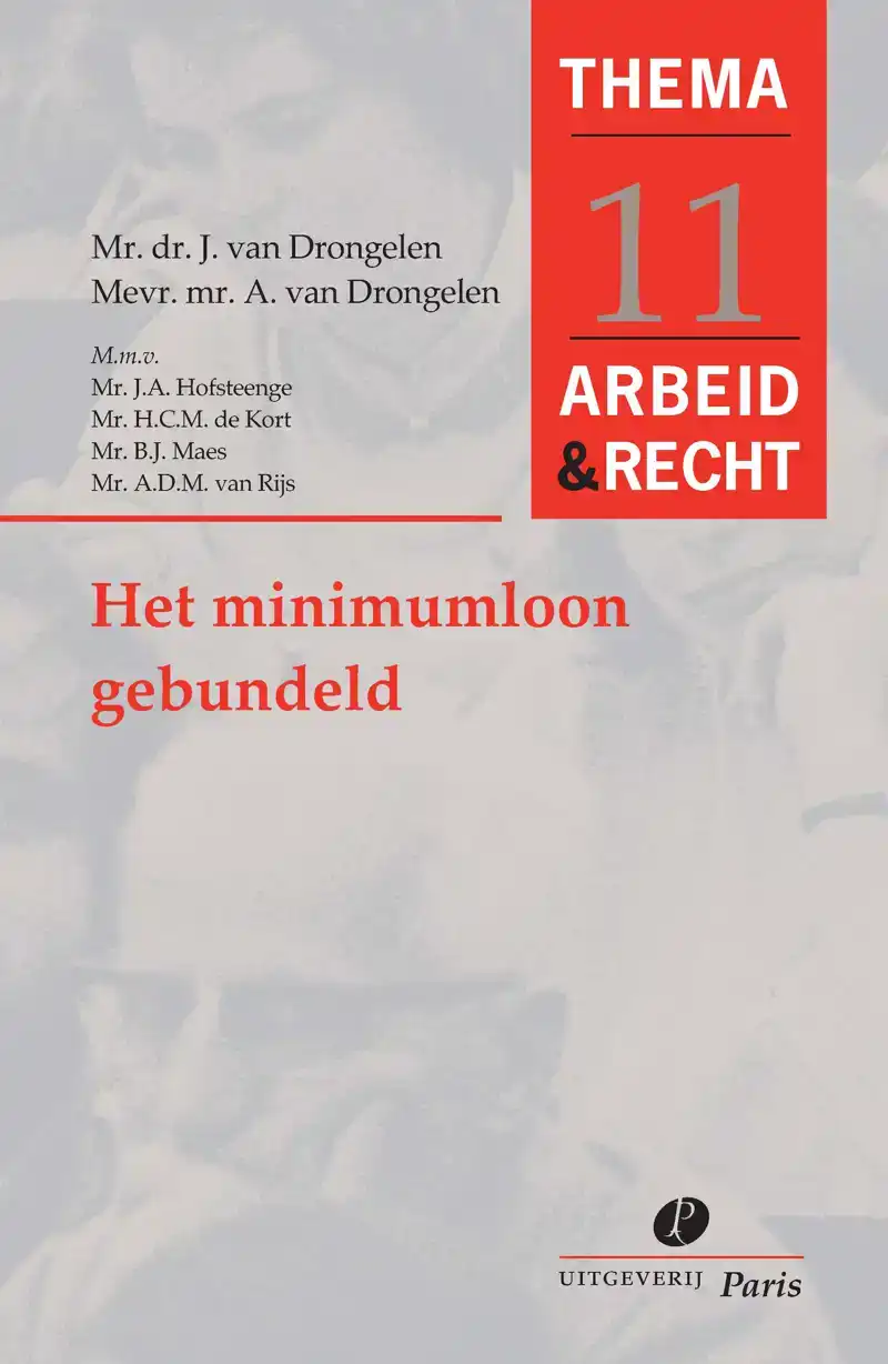 HET MINIMUMLOON GEBUNDELD