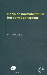 NORM EN NORMATIVITEIT IN HET VERMOGENSRECHT
