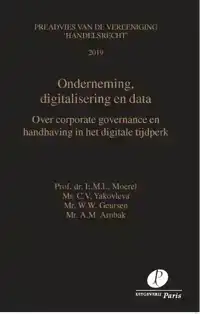 ONDERNEMING, DIGITALISERING EN DATA