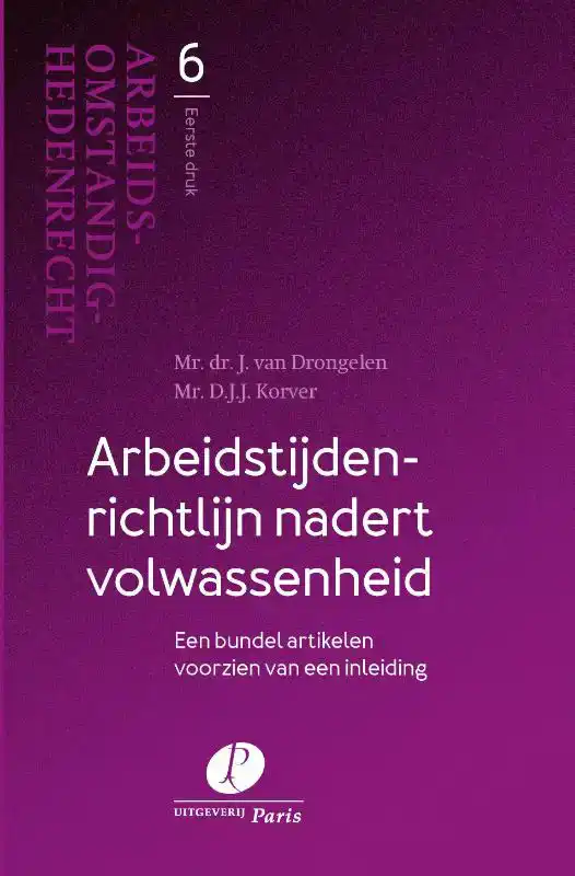 ARBEIDSTIJDENRICHTLIJN NADERT VOLWASSENHEID