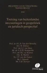 TOETSING VAN BUITENLANDSE INVESTERINGEN IN GEOPOLITIEK EN JU