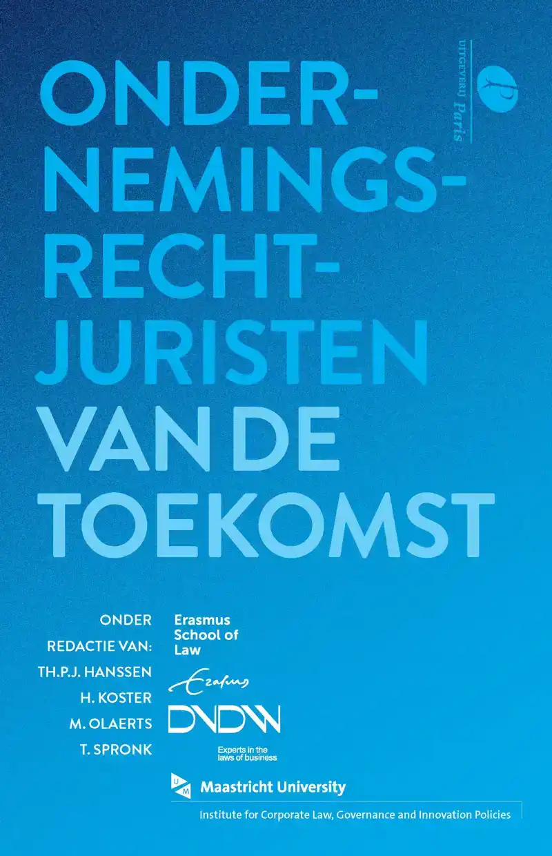 ONDERNEMINGSRECHT JURISTEN VAN DE TOEKOMST