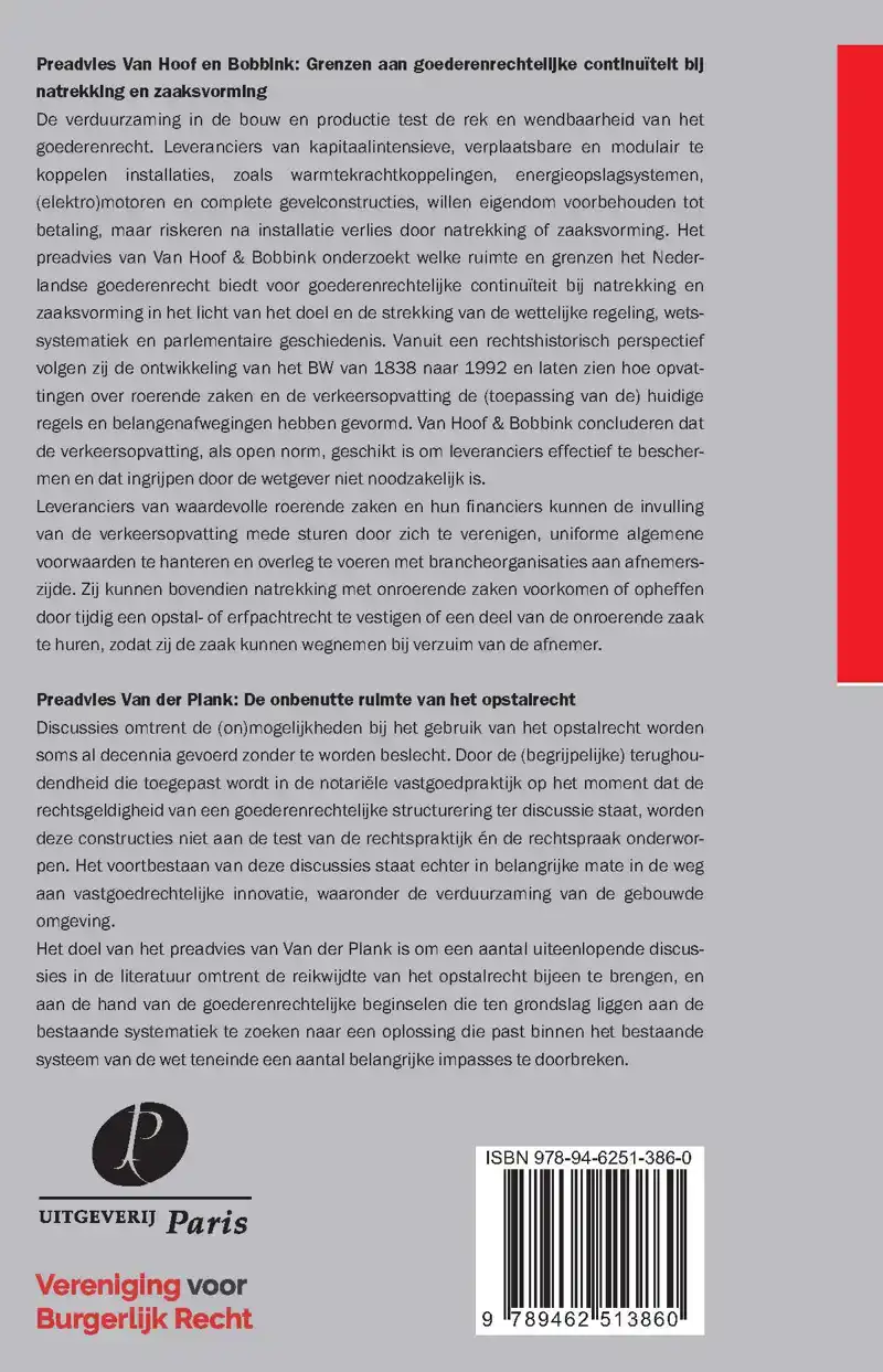 HET BW ALS FLEXIBEL KADER VOOR GOEDERENRECHTELIJKE CONTINUIT