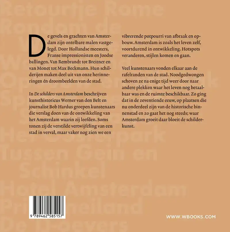 DE SCHILDERS VAN AMSTERDAM