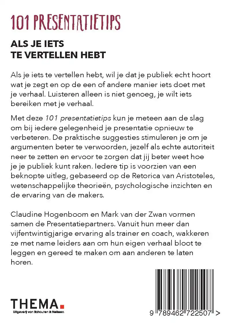 101 PRESENTATIETIPS