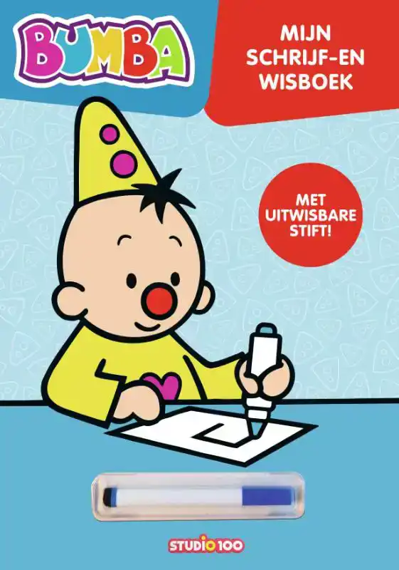BUMBA : KARTONBOEK - SCHRIJF EN WIS