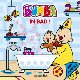 BUMBA : KARTONBOEK MET FLAPJES - IN BAD!