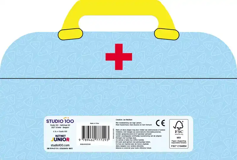 BUMBA : VORMKARTONBOEK - WAT ZIT ER IN DE DOKTERSTAS?