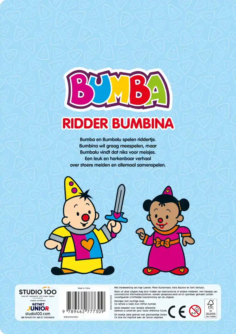 BUMBA : KARTONBOEK - RIDDER BUMBINA