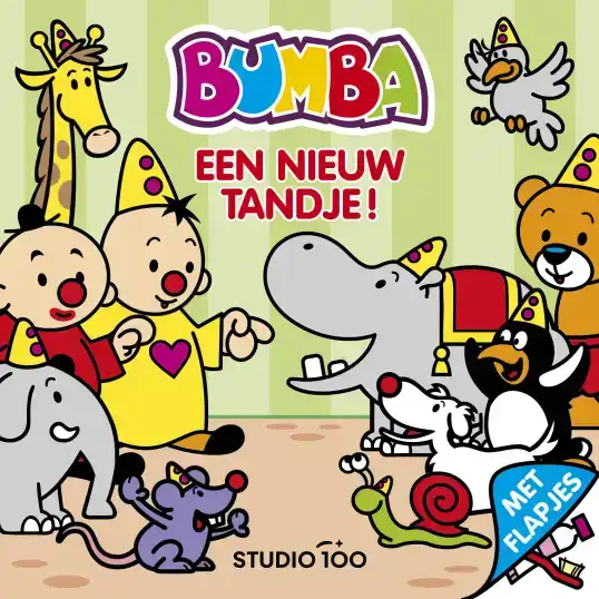 BUMBA : KARTONBOEK MET FLAPJES - NIEUW TANDJE