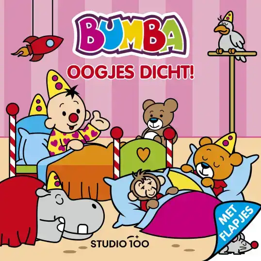 BUMBA : KARTONBOEK MET FLAPJES - OOGJES DICHT