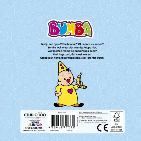 BUMBA : KARTONBOEK MET FLAPJES - LUST JIJ DAT?