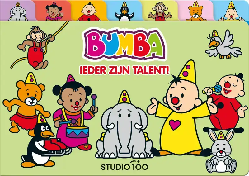 BUMBA : KARTONBOEK MET FLAPJES - IEDER ZIJN TALENT