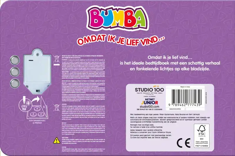 LICHTJESBOEK - OMDAT IK JE LIEF VIND...