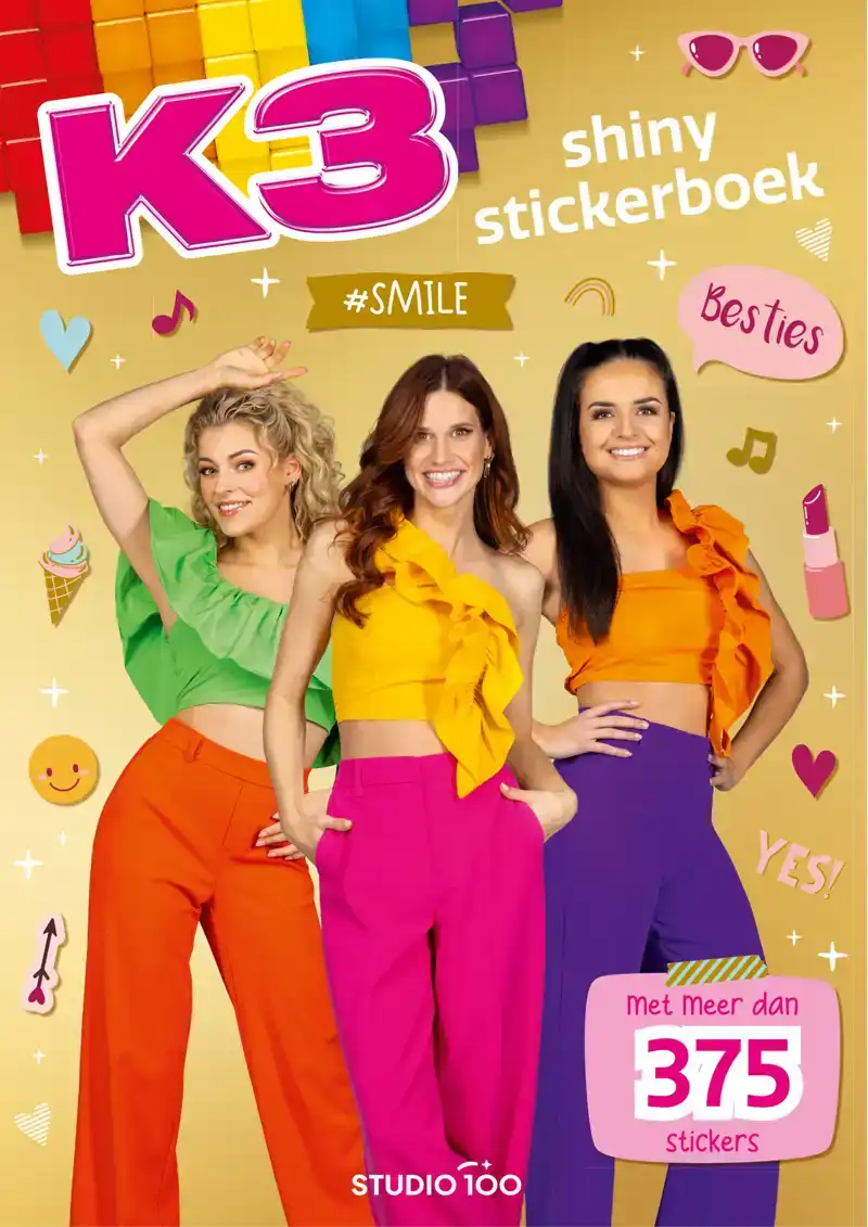 K3 : STICKERBOEK - SHINY STICKERS
