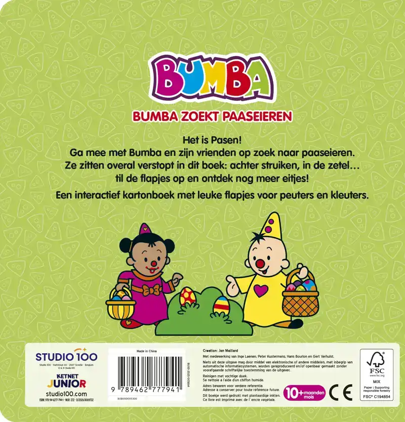 BUMBA ZOEKT PAASEIEREN
