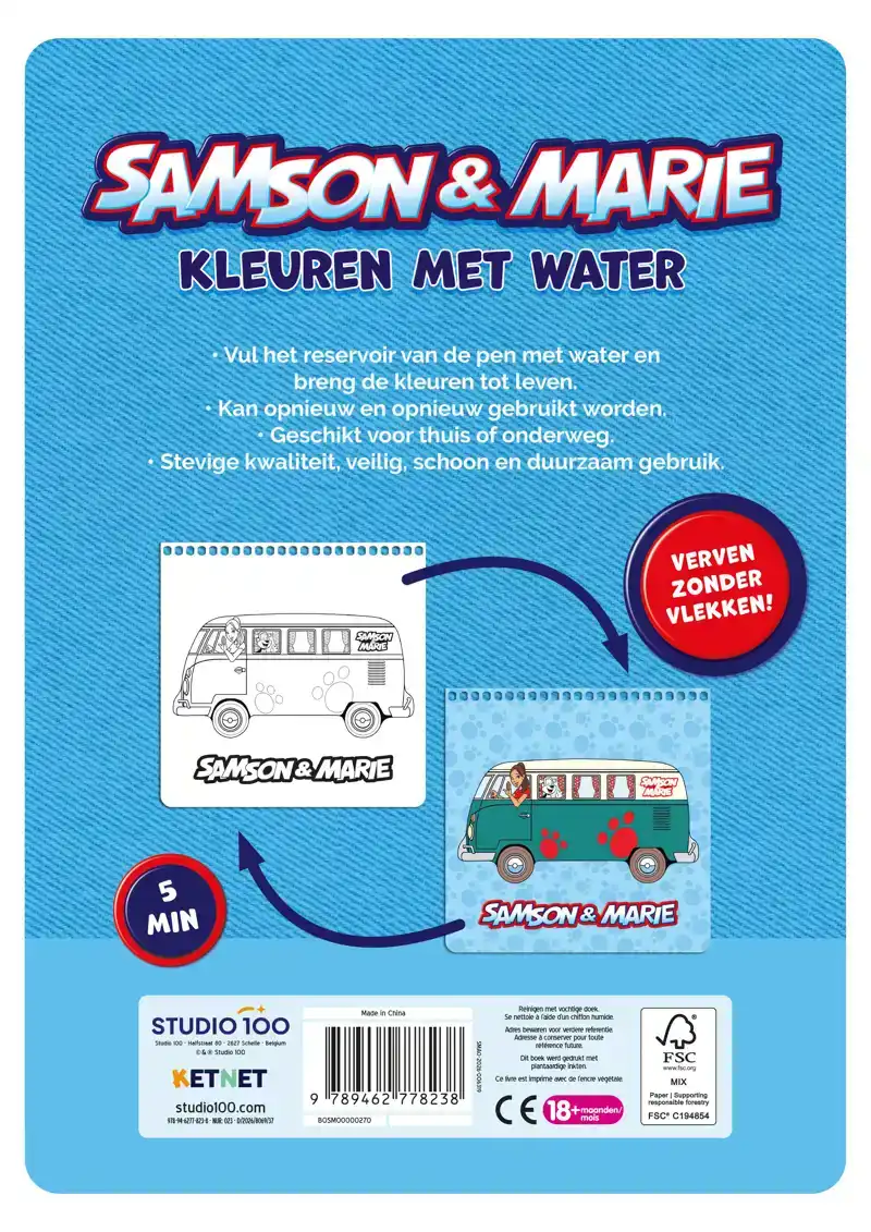 SAMSON & MARIE : KLEUREN MET WATER