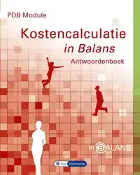 PDB MODULE KOSTENCALCULATIE IN BALANS