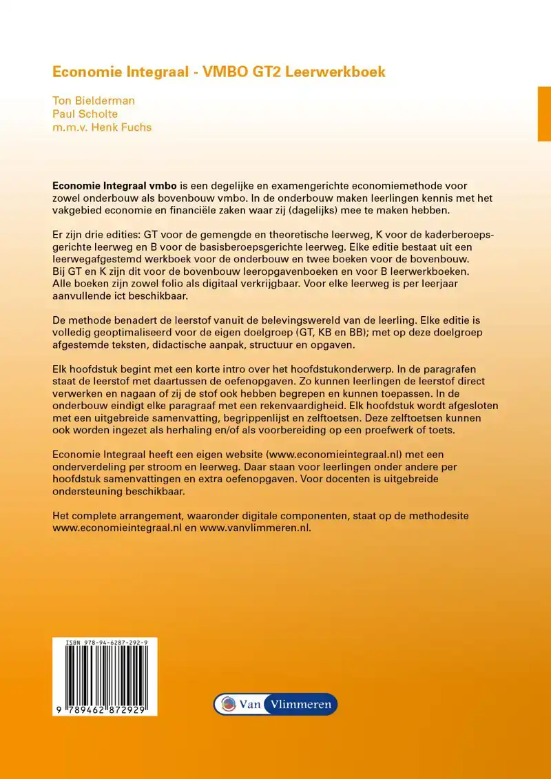 ECONOMIE INTEGRAAL VMBO GT 2