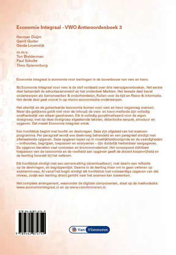ECONOMIE INTEGRAAL