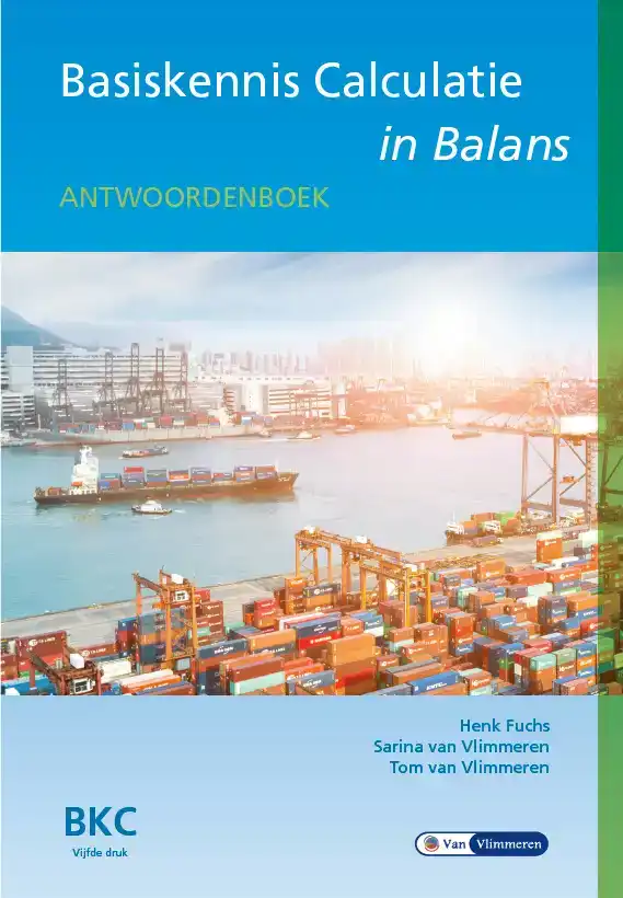 BASISKENNIS CALCULATIE IN BALANS ANTWOORDENBOEK