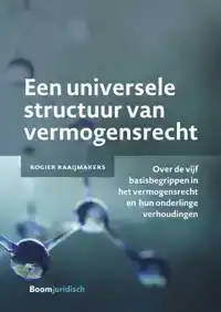 EEN UNIVERSELE STRUCTUUR VAN VERMOGENSRECHT