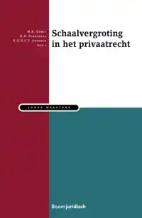 SCHAALVERGROTING IN HET PRIVAATRECHT