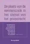 DE PLAATS VAN DE EENMANSZAAK IN HET STELSEL VAN HET PRIVAATR