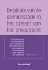 DE PLAATS VAN DE EENMANSZAAK IN HET STELSEL VAN HET PRIVAATR