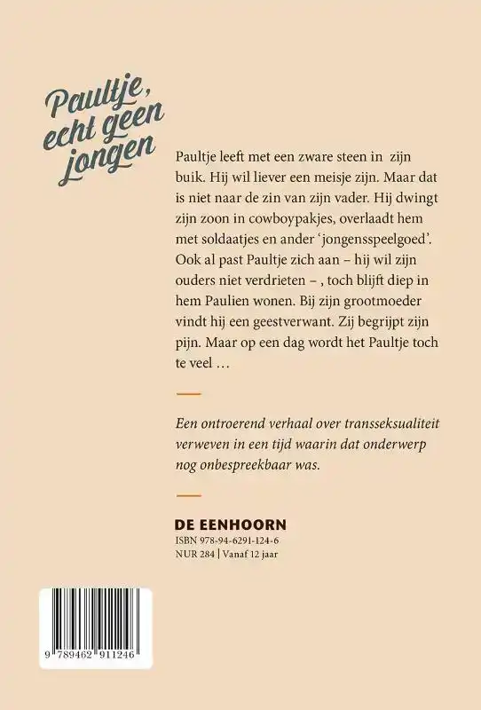 PAULTJE, ECHT GEEN JONGEN