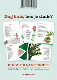POEZIEKAARTENSET 'DAG HUIS, BEN JE THUIS?'