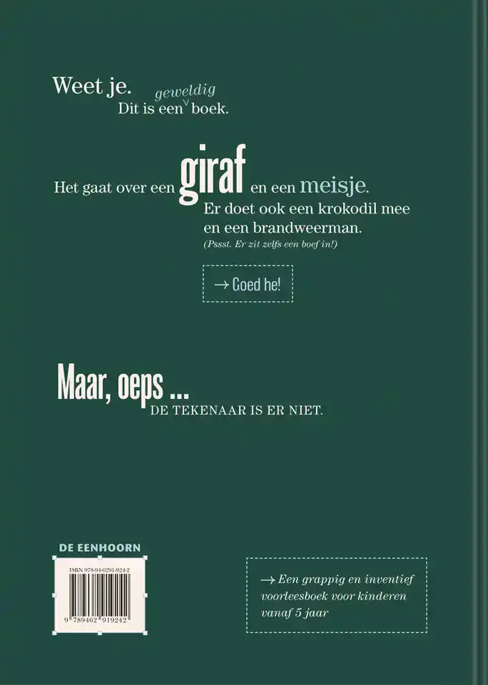 OVER DE GIRAF DIE EN HONDJE WIL ZIJN