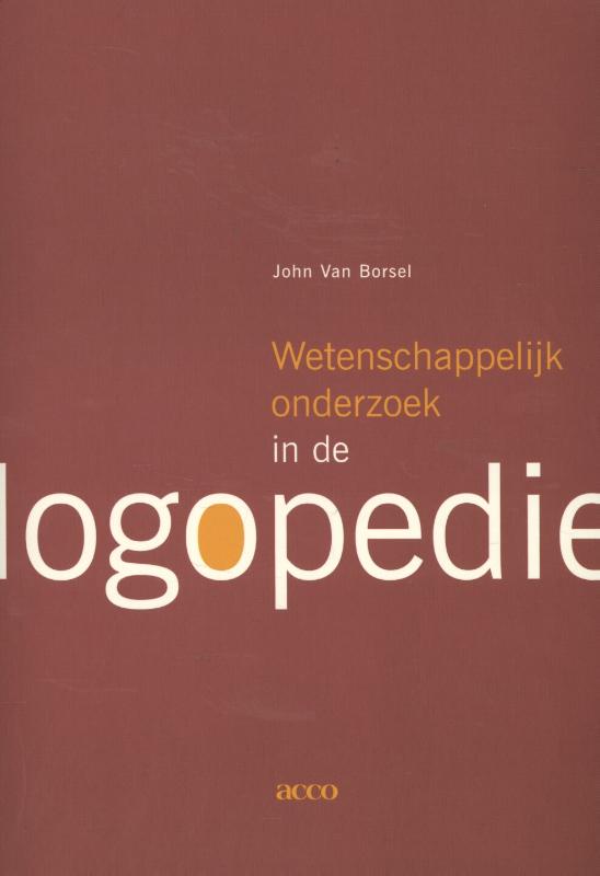WETENSCHAPPELIJK ONDERZOEK IN DE LOGOPEDIE