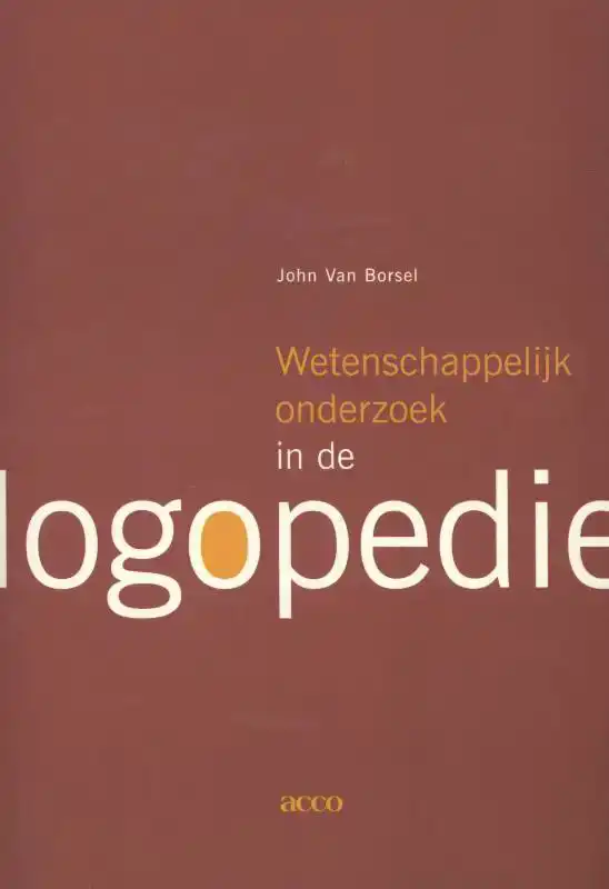 WETENSCHAPPELIJK ONDERZOEK IN DE LOGOPEDIE