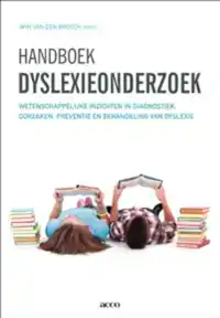 HANDBOEK DYSLEXIEONDERZOEK