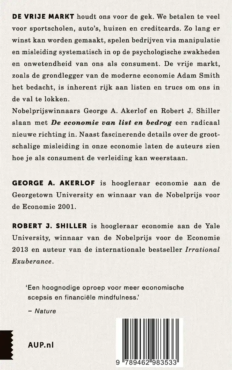 DE ECONOMIE VAN LIST EN BEDROG