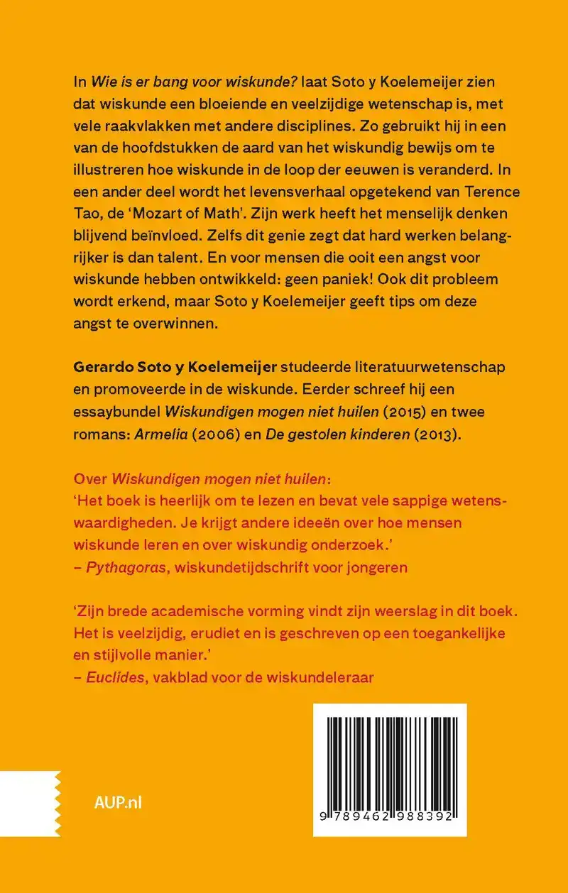 WIE IS ER BANG VOOR WISKUNDE?