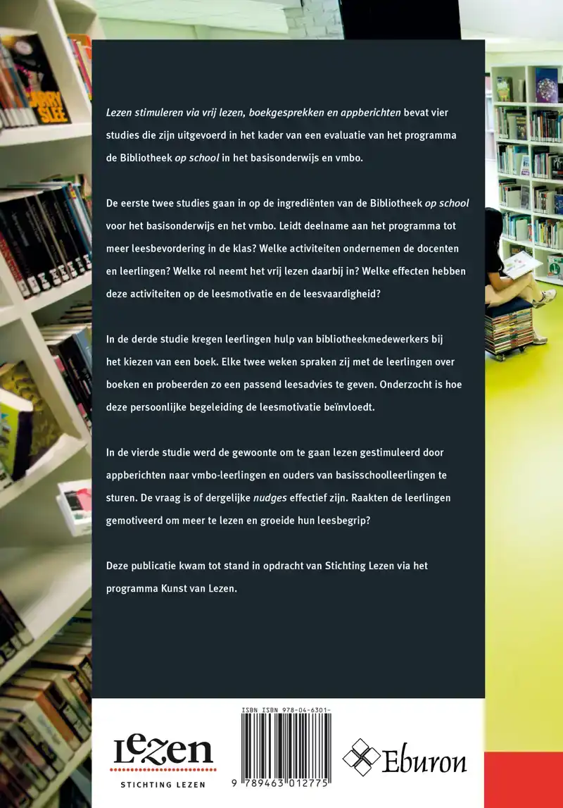 LEZEN STIMULEREN VIA VRIJ LEZEN, BOEKGESPREKKEN EN APPBERICH
