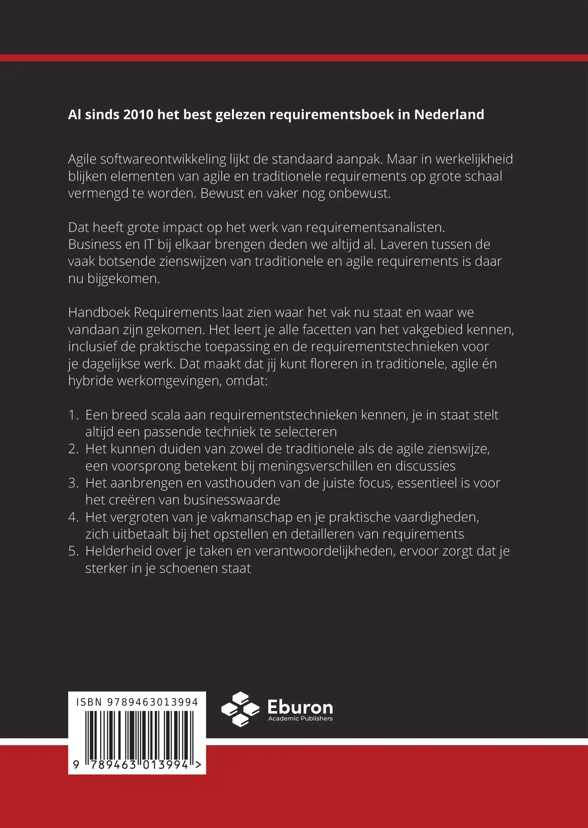 HANDBOEK REQUIREMENTS