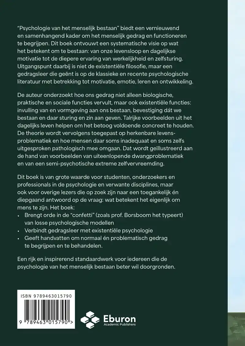 PSYCHOLOGIE VAN HET MENSELIJK BESTAAN