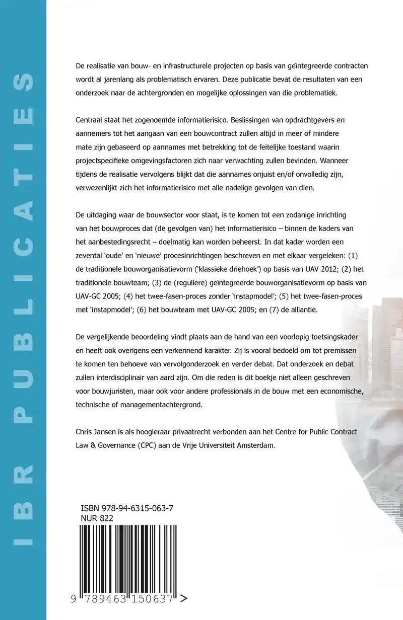 HERBEZINNING OP DE AANBESTEDING EN REALISATIE VAN GEINTEGREE