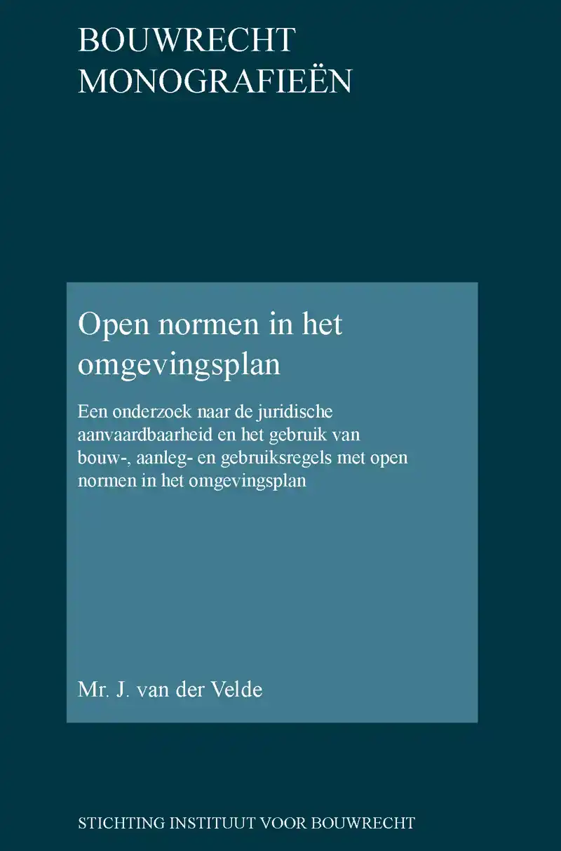 OPEN NORMEN IN HET OMGEVINGSPLAN