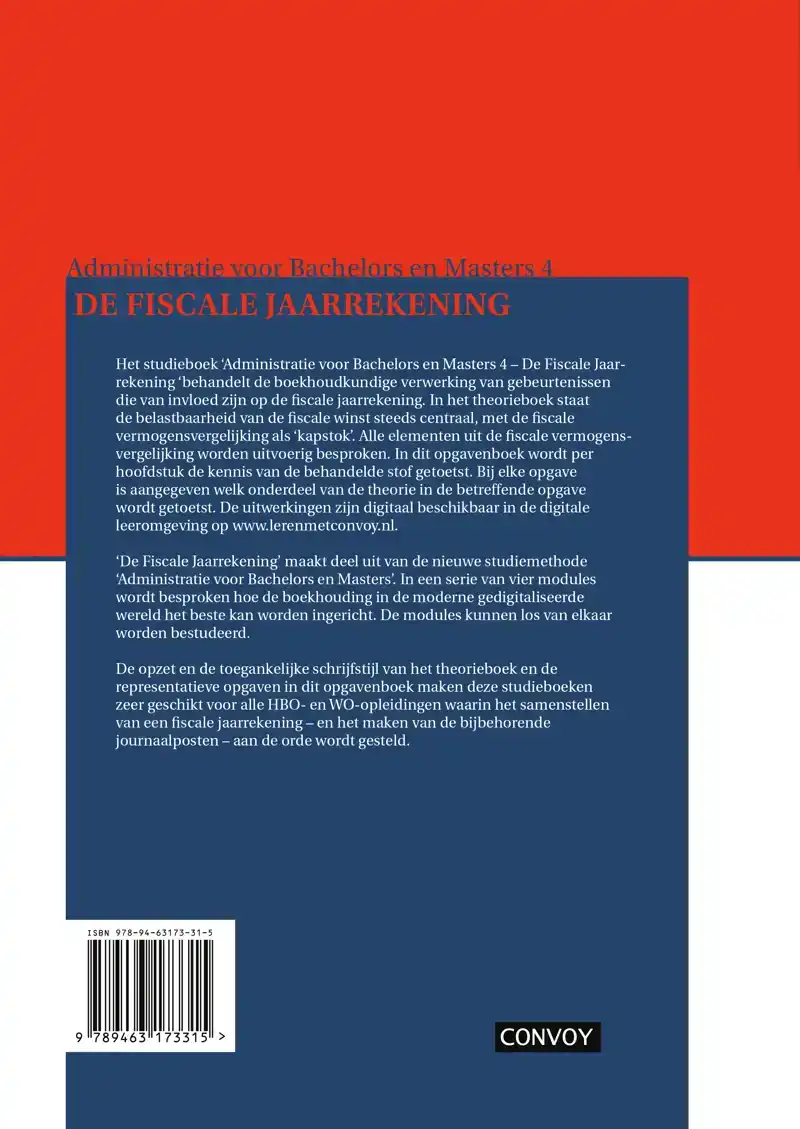 ABM 4 DE FISCALE JAARREKENING OPGAVENBOEK 3E DRUK