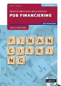 PDB FINANCIERING MET RESULTAAT